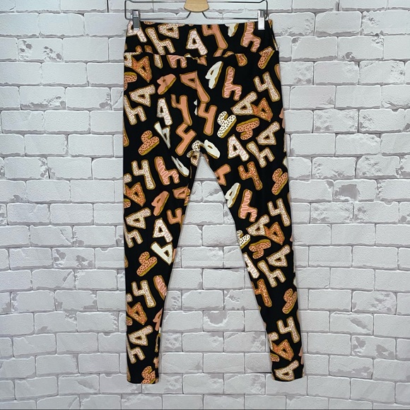 LulaRoe Donut Number 4 Tall & Curvy Leggings - Picture 1 of 5